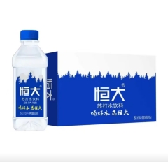 1箱350mL*24瓶恒大苏打水0糖0脂0卡